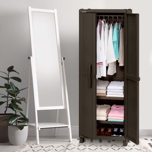 Armario Para Ropa Apariencia Rattan