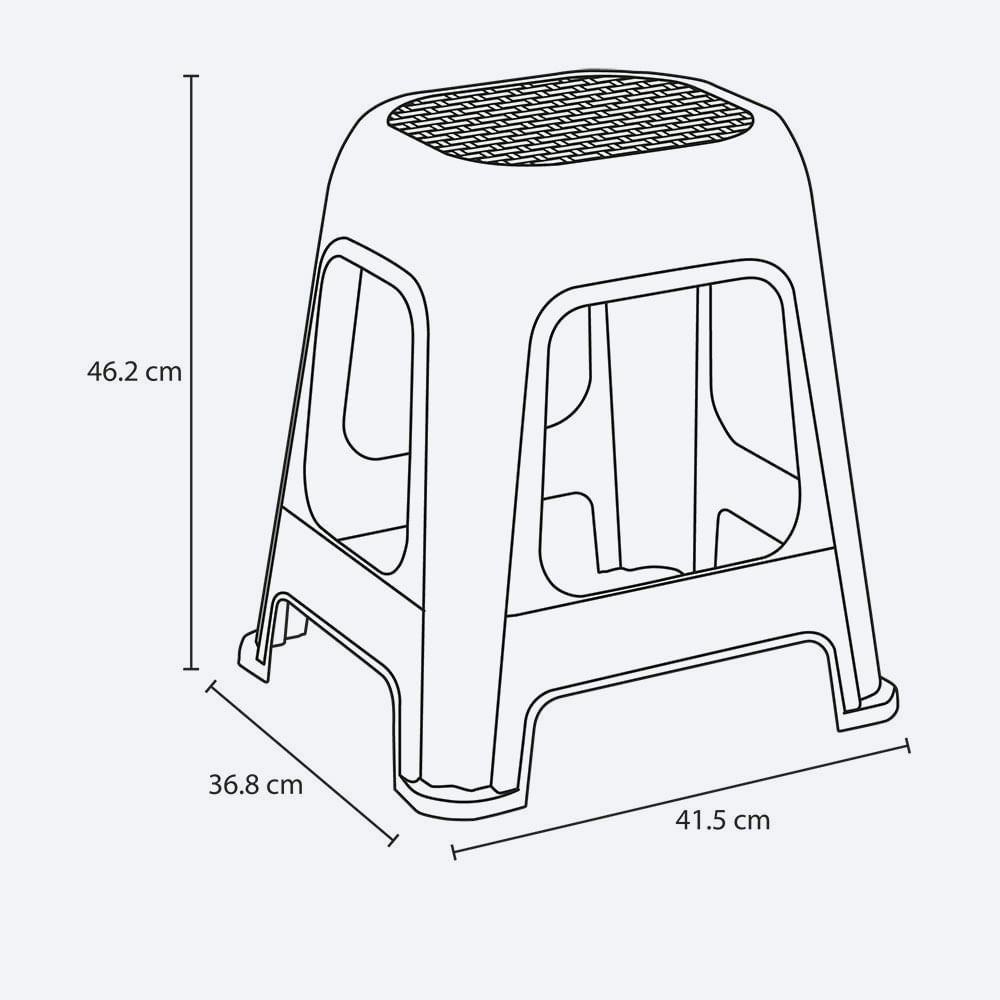 Butaco de plástico Grande