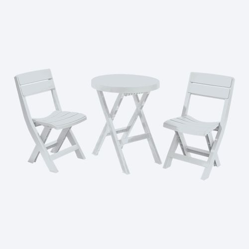 Combo Plegable Barú (Mesa Redonda + 2 Sillas)