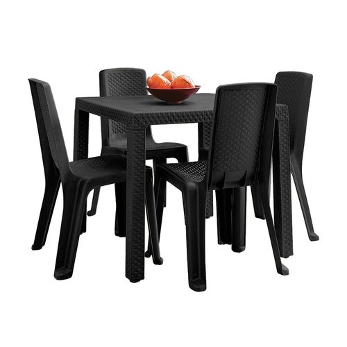 Combo Comedor Eterna (1 Mesa + 4 Sillas Sin Brazos)