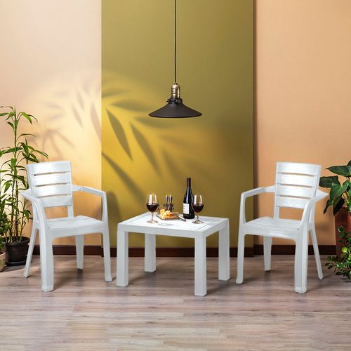 Combo Sala Barú (2 Sillas Con Brazo + 1 Mesa de Centro Rectangular)