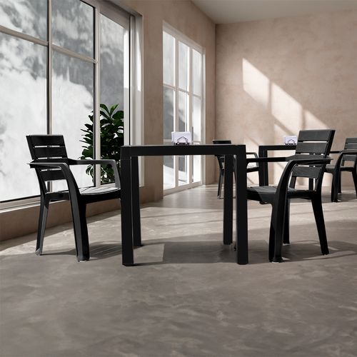 Combo Comedor Barú Trendy (1 Mesa + 4 Sillas Con Brazos)