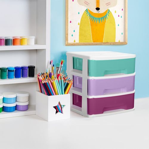 Gavetero Pequeño con 3 Gavetas Infantil