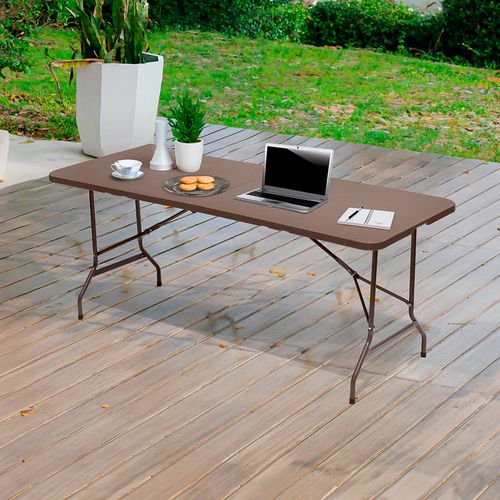 Mesa Banquetera Tipo Rattán