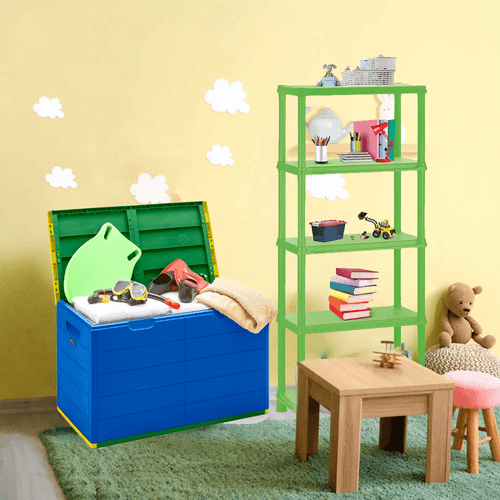 Combo Infantil (Baúl 200 Lt Barú + Estante Infantil de 5 Niveles 12")