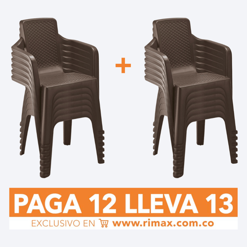 Silla Eterna Con Brazos Paga 12 Lleva 13
