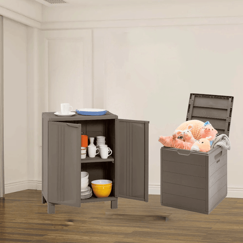 Combo Organizador Home (Armario Mediano Liviano Home + Baúl 100 Lt)