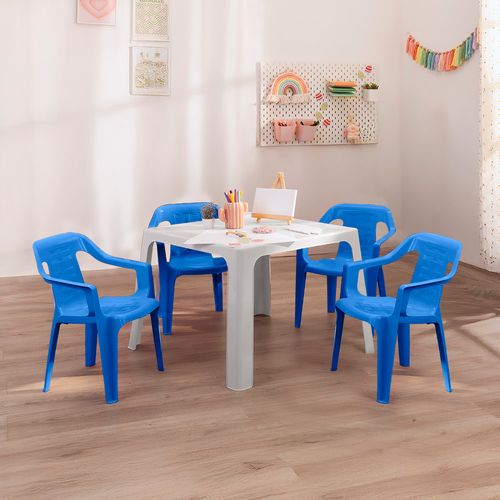 Combo Infantil (1 Mesa + 4 Sillas)