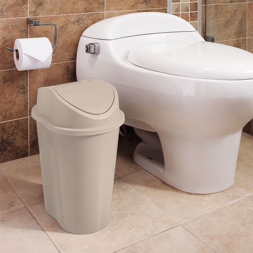 Papelera Style Tapa Vaiven 10 Litros
