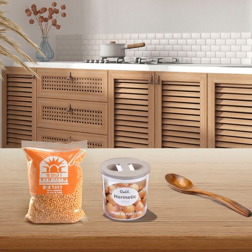 Recipiente Hermético 650 ml Taupe