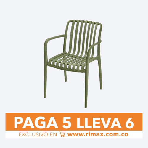 Silla Cosmos Con Brazos Paga 5 Lleva 6