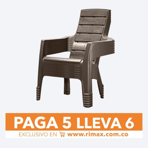 Silla Playera Barú Paga 5 Lleva 6
