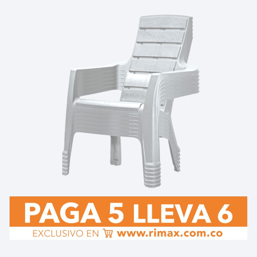 Silla Playera Barú Paga 5 Lleva 6