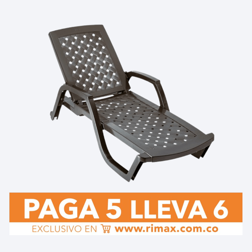 Cama Asoleadora Arrecife Paga 5 Lleva 6