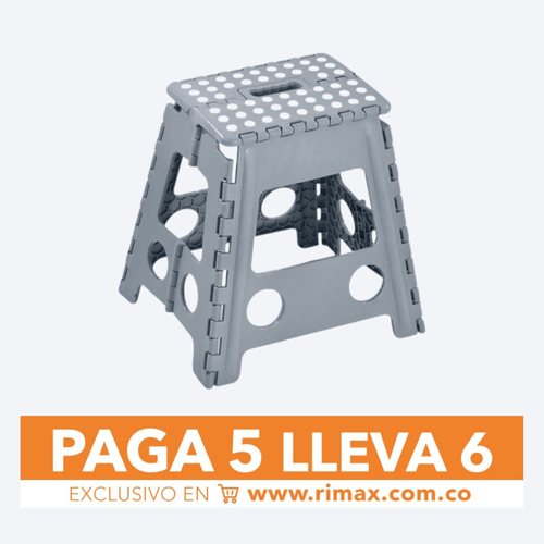 Butaco Plegable Grande Paga 5 Lleva 6