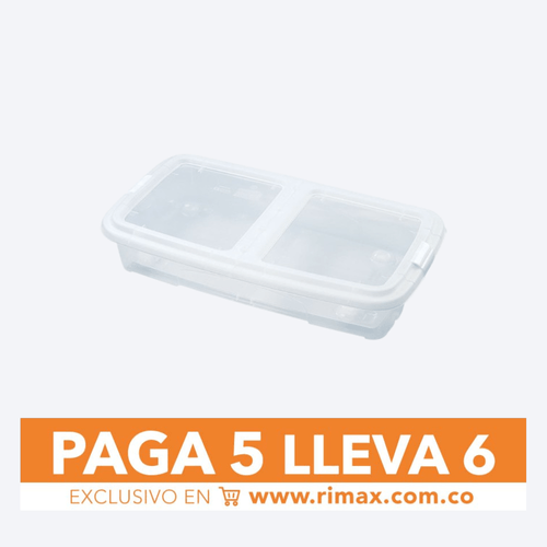 Cajón Móvil Plano 28 Litros Paga 5 Lleva 6