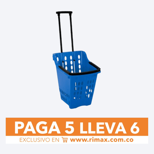Cesta de Mercado 31 Lt Paga 5 Lleva 6