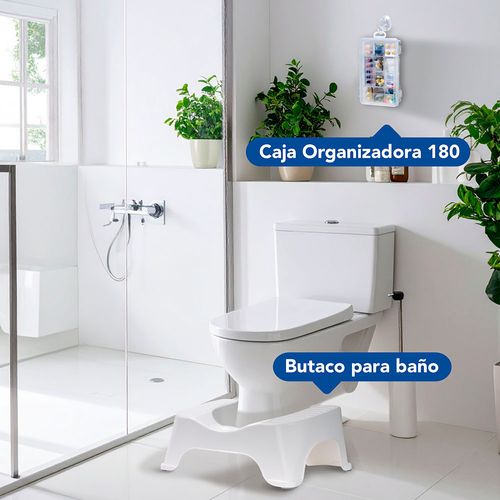 Combo Baño (Butaco o Taburete para ir al Baño + Caja Organizadora 180)
