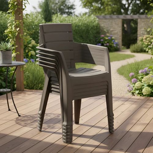 Silla Barú Con Brazos Pack x 6 Und