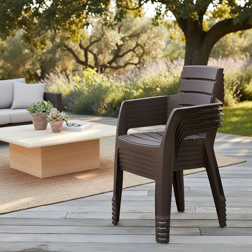 Silla Barú Con Brazos Pack x 6 Und