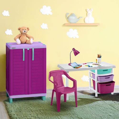 Combo Estudio Infantil (Armario + Escritorio + Silla) NIÑAS