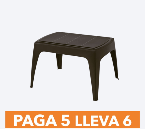 Mesa de Centro Paga 5 Lleva 6