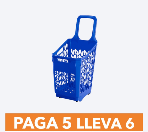 Cesta de Mercado 65 L Paga 5 Lleva 6