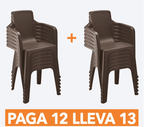 Silla Eterna Con Brazos Paga 12 Lleva 13