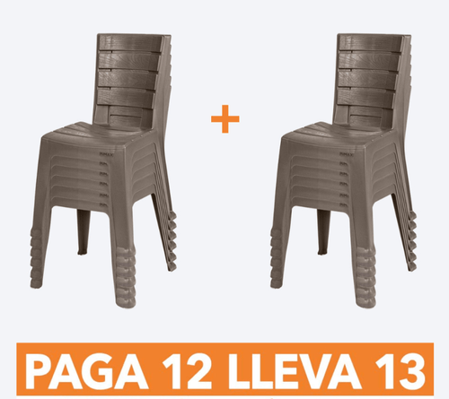 Silla Barú Sin Brazos Paga 12 Lleva 13