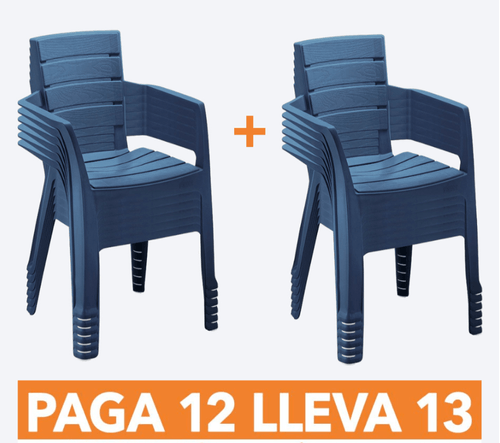 Silla Barú  Trendy Con Brazos Paga 12 Lleva 13