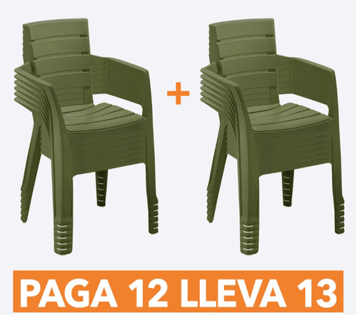 Silla Barú  Trendy Con Brazos Paga 12 Lleva 13