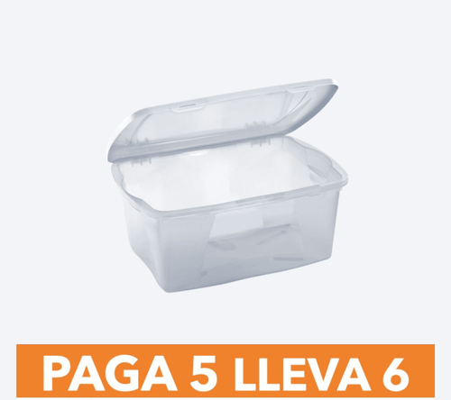Caja Multiusos 12 Litros Paga 5 Lleva 6
